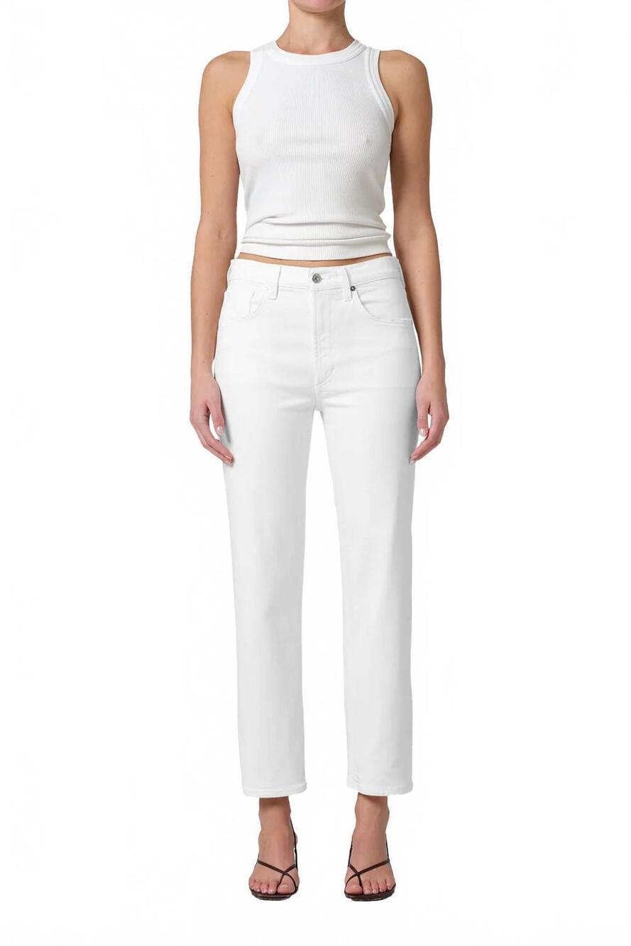 NEW CITIZENS OF HUMANITY palma straight leg jeans in soft white
